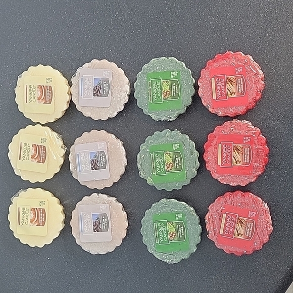 YANKEE CANDLE Tarts lot of 12 Gingerbread Maple, Cinnamon, Cedar, Balsam Clove - Picture 1 of 10